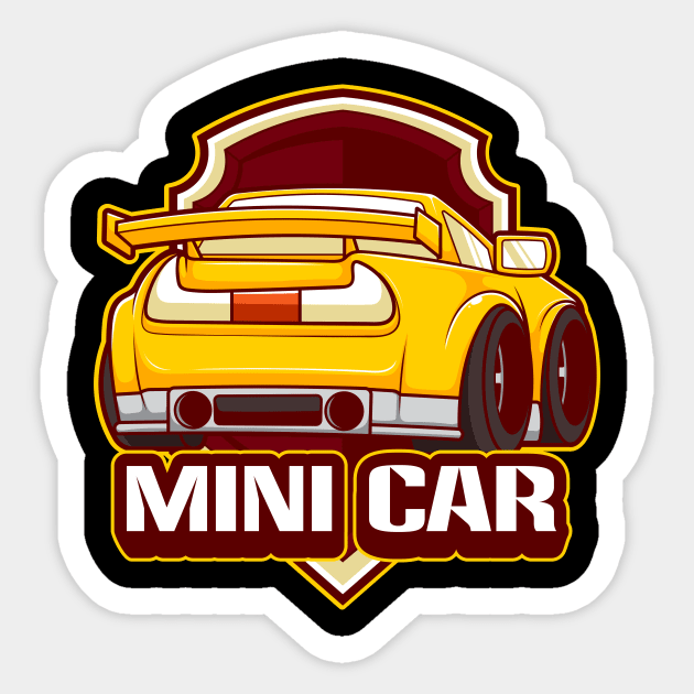 Mini Car Sticker by Harrisaputra